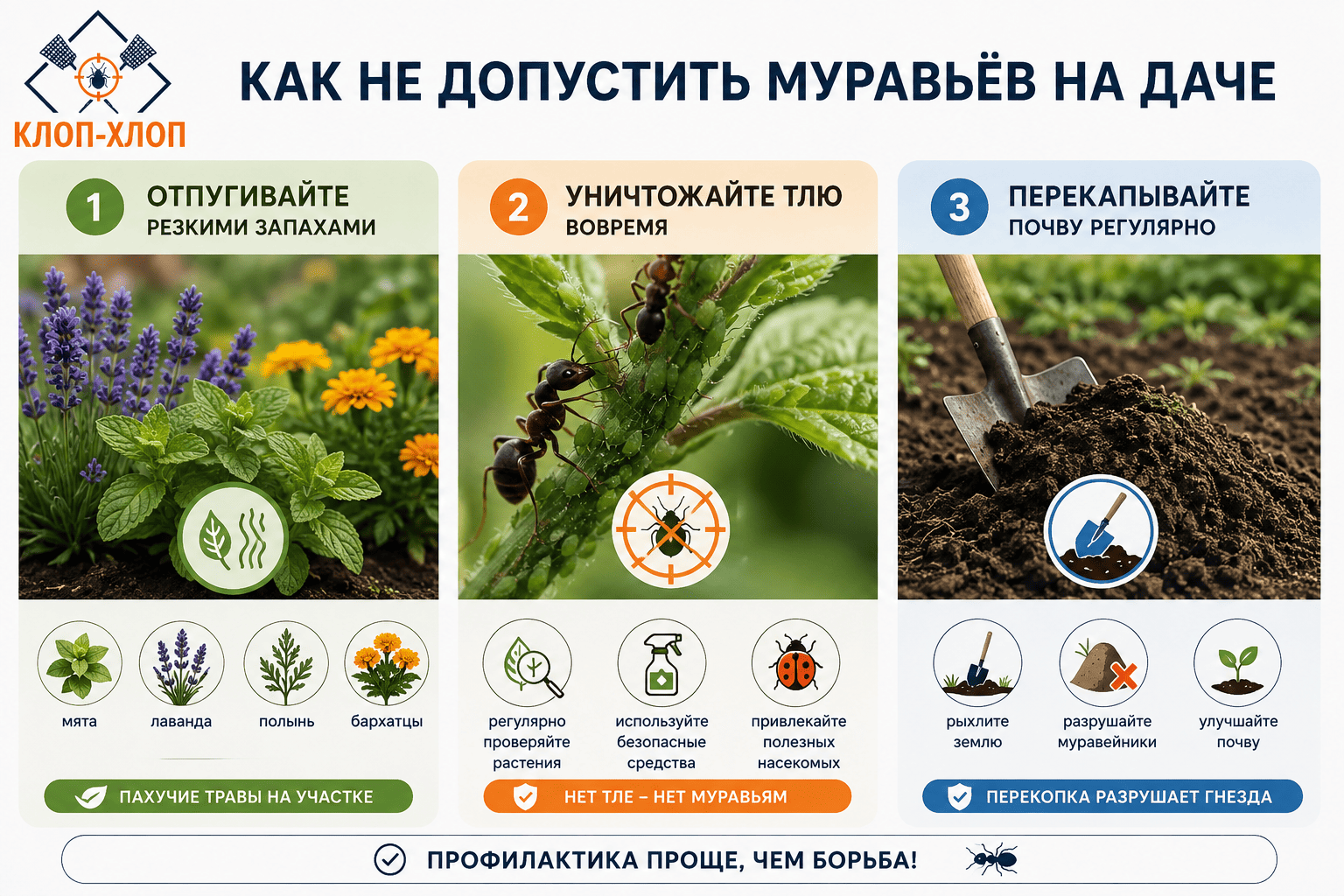 Профилактика: чтобы муравьи не вернулись